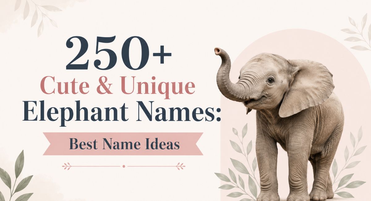 250+ Cute & Unique Elephant Names