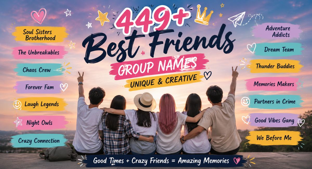 Best Friends Group Names