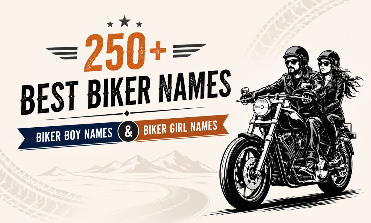 250+ Best Biker Names: Biker Boy & Biker Girl Names