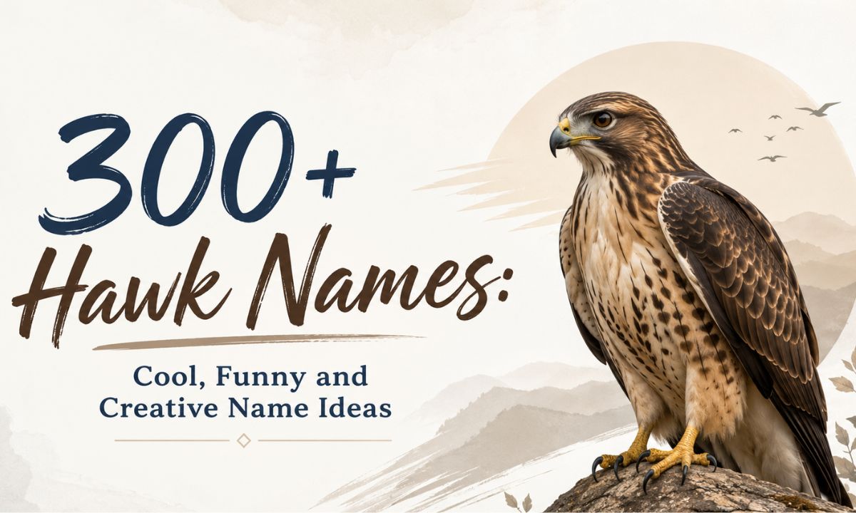 300+ Hawk Names: Cool, Funny and Creative Name Ideas