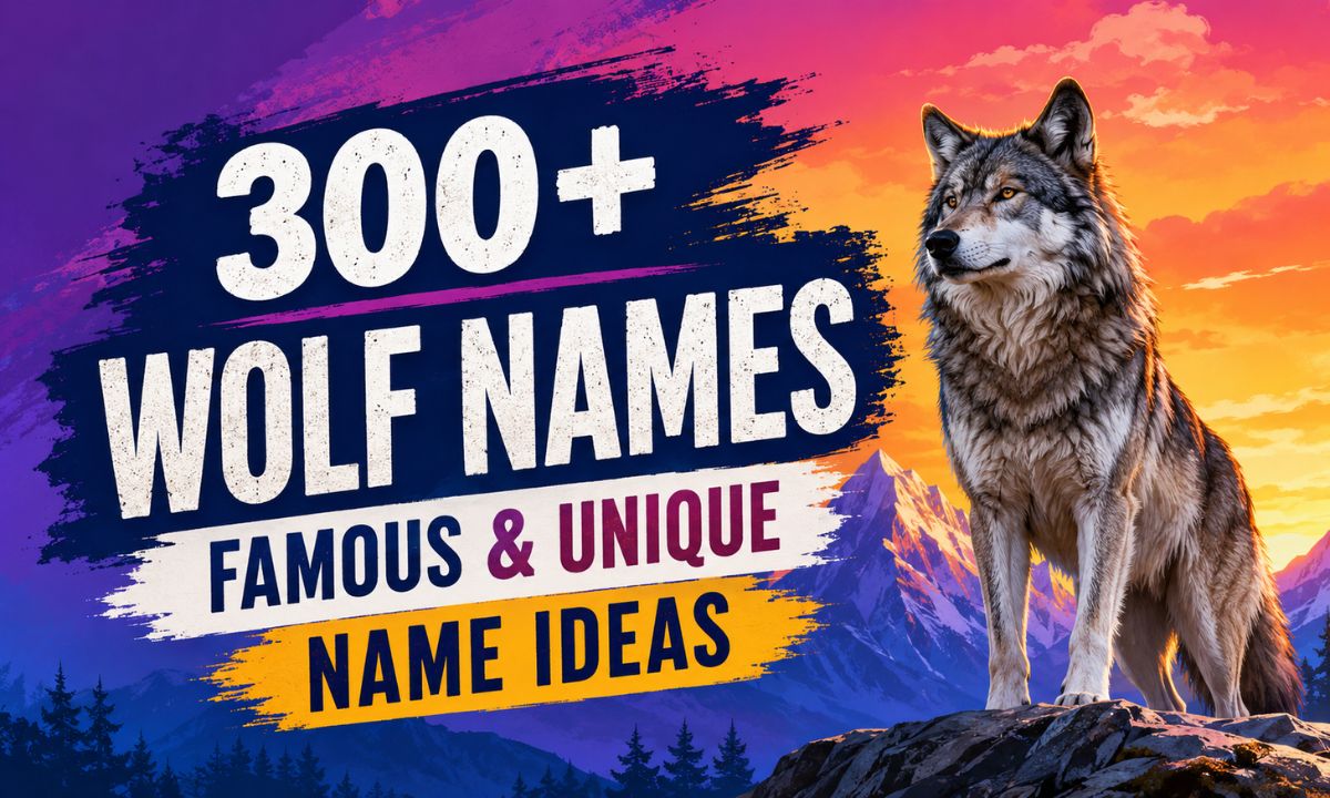 300+ Wolf Names: Famous & Unique Name Ideas