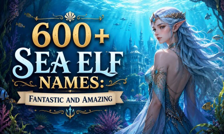 600+ Sea Elf Names: Fantastic And Amazing