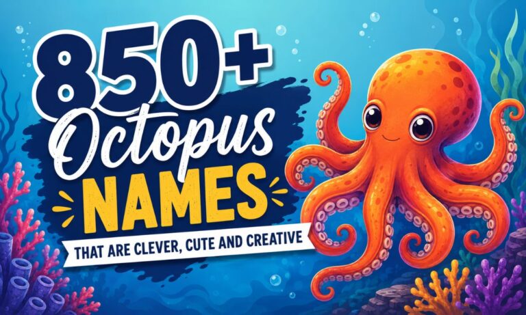 850+ Octopus Names That Are Clever, Cute And Creative