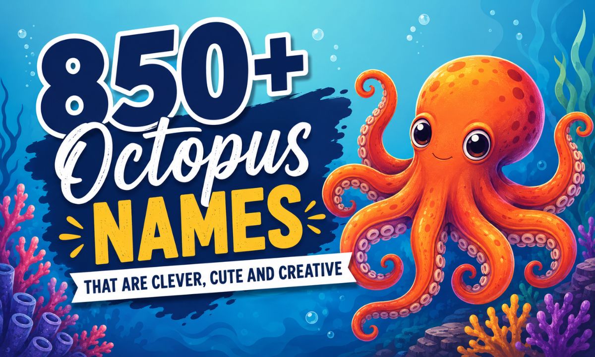850+ Octopus Names That Are Clever, Cute And Creative