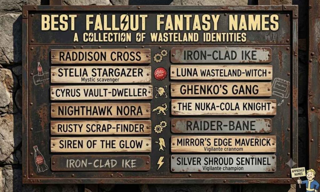 Best Fallout Fantasy Names