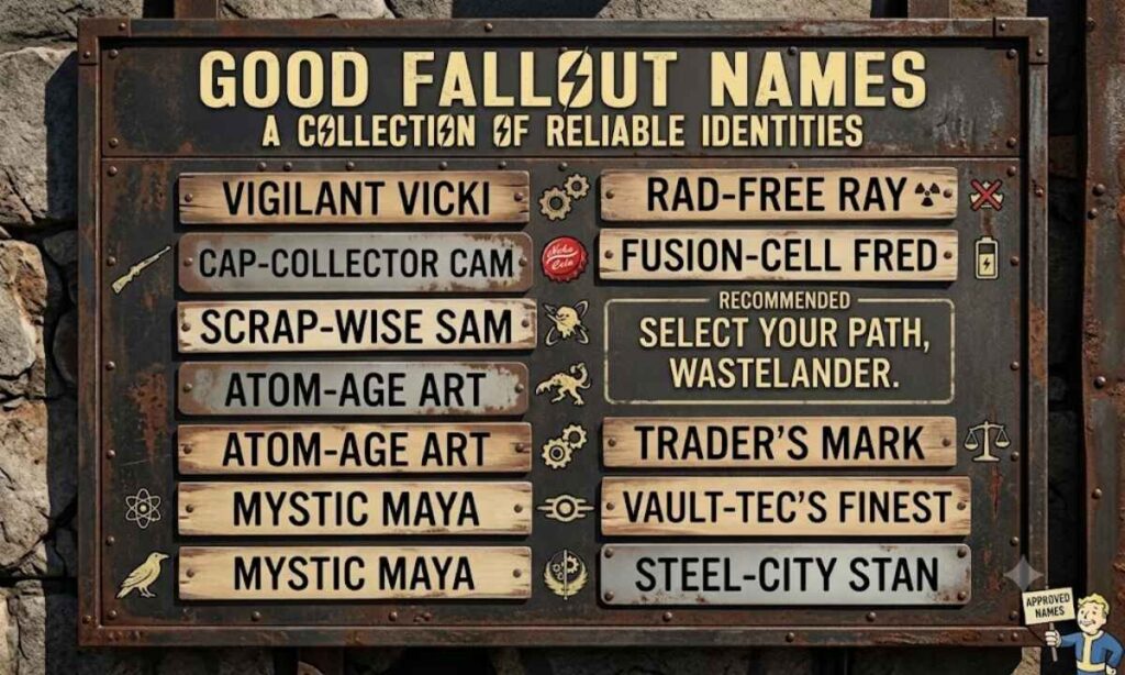 Good Fallout Names