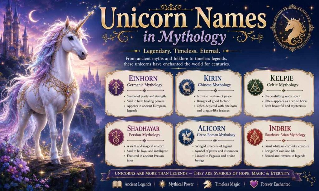 Unicorn Names in Mythology