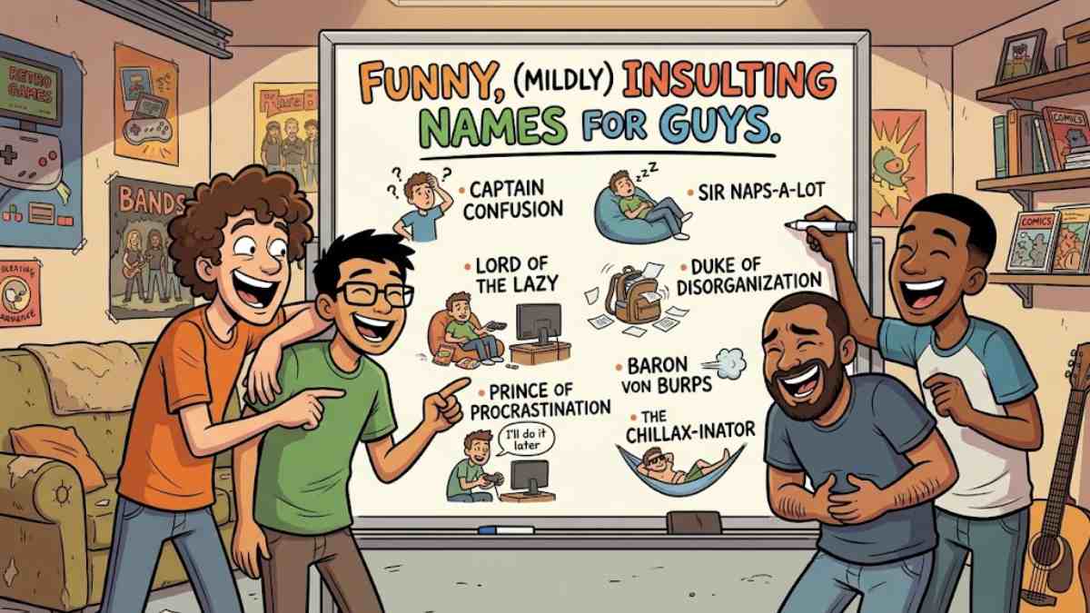 200+ Funny Insulting Names for Guys That'll Have Everyone Laughing