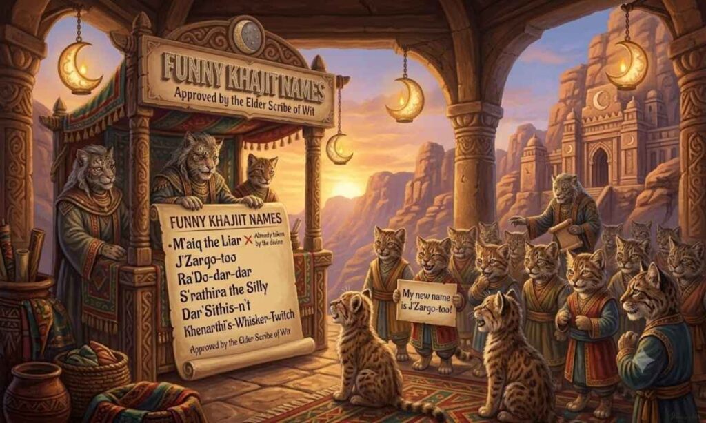 Funny Khajiit Names
