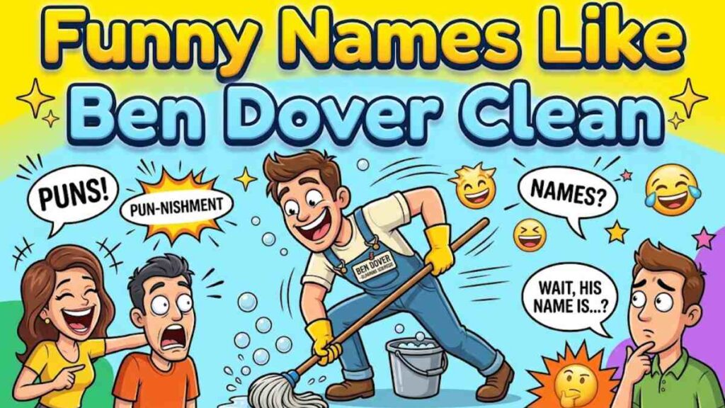 Funny Names Like Ben Dover Clean