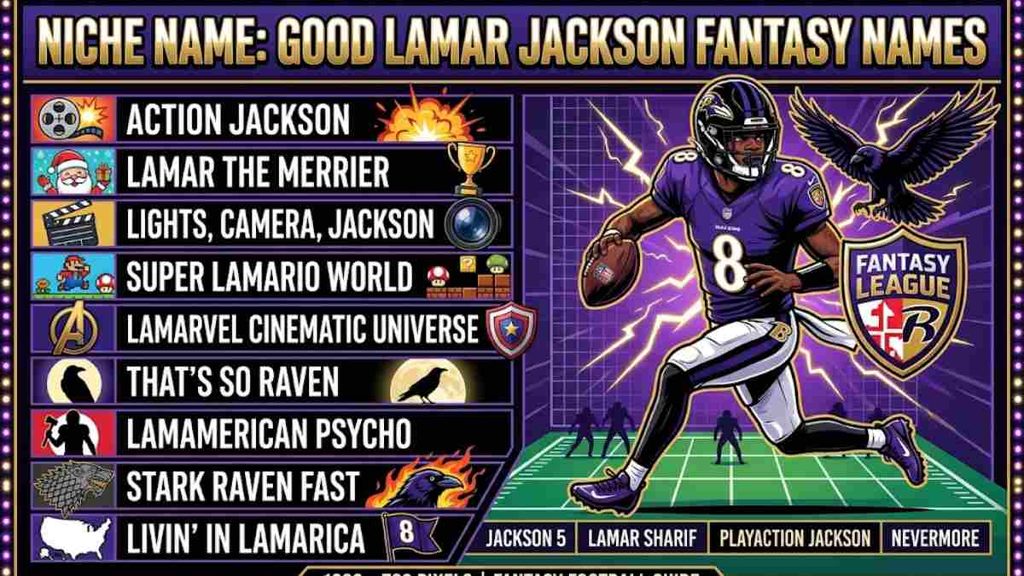 Good Lamar Jackson Fantasy Names
