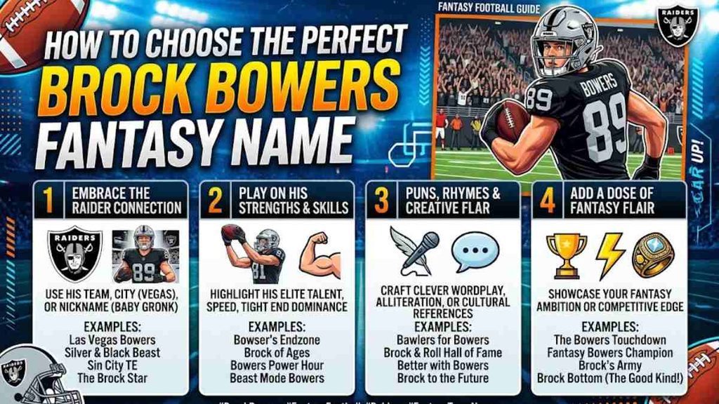 How to Choose Perfect Brock Bowers Fantasy Name