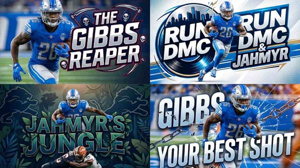 Jahmyr Gibbs Fantasy Football Names