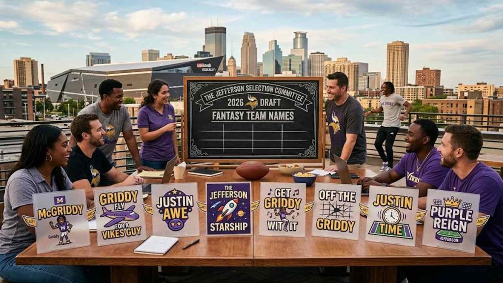 Justin Jefferson Fantasy Team Names — a high quality, professionally captured photo.