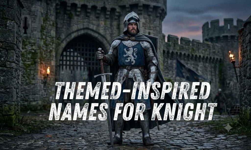 Themed-Inspired Names for Knight