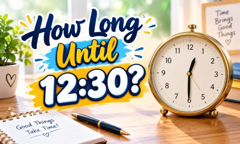 How Long Until 1230