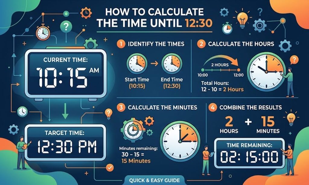 How to Calculate the Time Until 1230