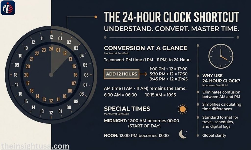 Use the 24 Hour Clock Shortcut